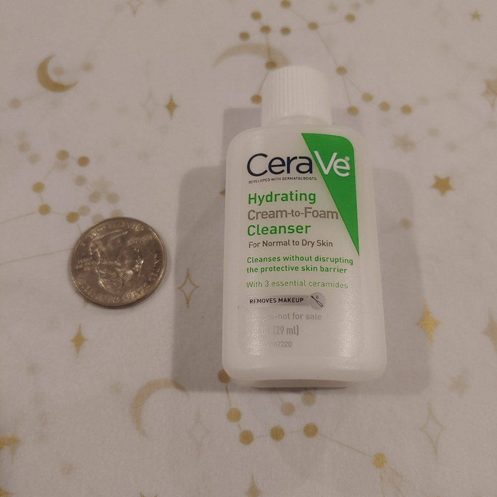 Cera Ve hydrating cream to foam cleanser
